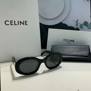 Celine Triomphe~ Oval Sunglasses